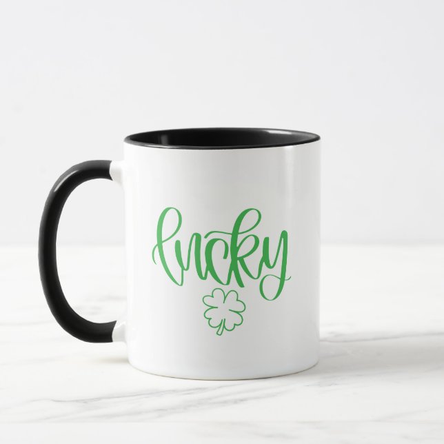 Caneca de café do Dia de São Patrício (Esquerda)