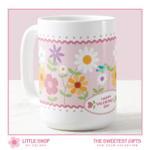 Caneca de Café do Dia dos Namorados Personalizável
