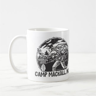 Caneca De Café Do "dossel triplo de Mackall acampamento" -