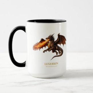 Caneca de café do Dragão LEXERKIN