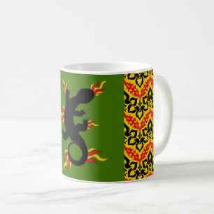Caneca de Café do Emblema da População da Baronato