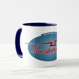 Caneca de café do emblema de Thunderchief