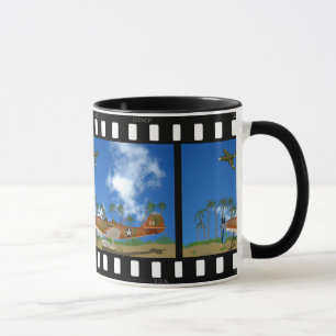 Caneca de café do fã de filme da guerra