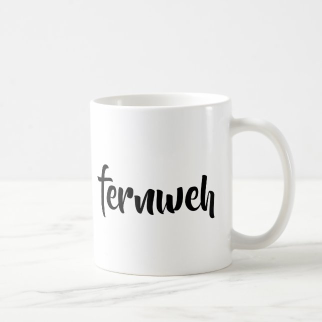 caneca de café do fernweh (Direita)