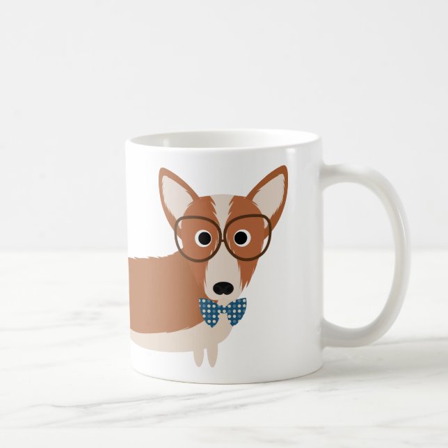 Caneca de café do filhote de cachorro do cão do (Direita)