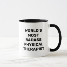 Caneca de Café do Fisioterapeuta Mais Badass do Mu