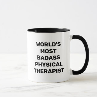 Caneca de Café do Fisioterapeuta Mais Badass do Mu