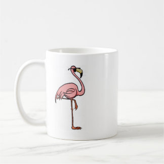 caneca de café do flamingo do divertimento