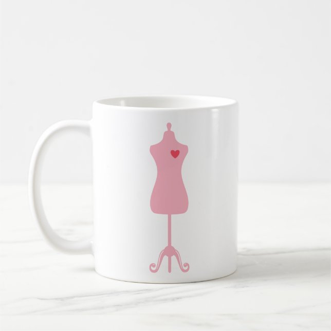 Caneca de café do formulário do vestido (Esquerda)