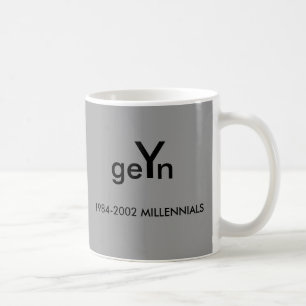 Caneca de café do Gen Y