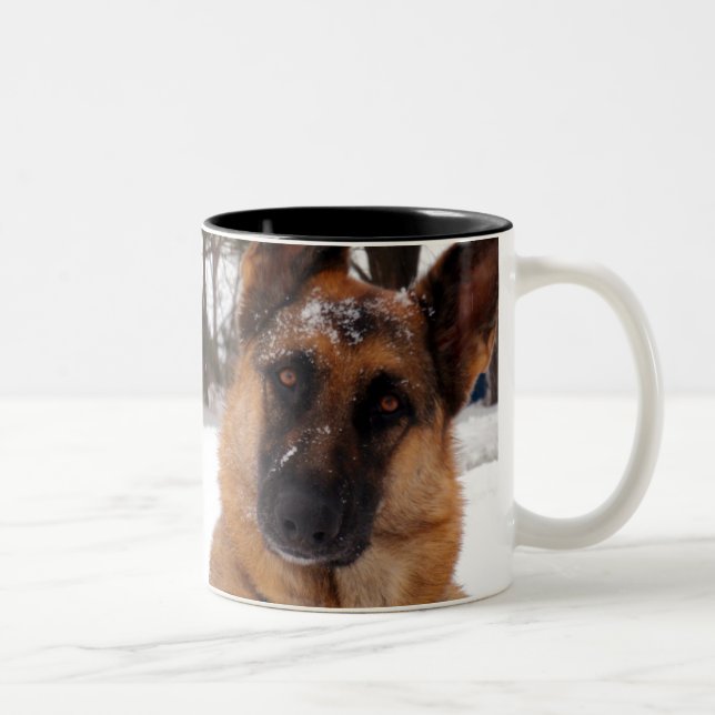 Caneca de café do german shepherd (Direita)