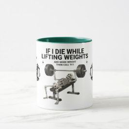 Caneca de Café do Ginásio de Levantamento de Peso