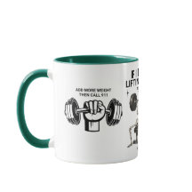 Caneca de Café do Ginásio de Levantamento de Peso