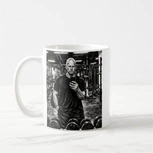 Caneca de Café do Ginásio – Trabalho Duro - Poder