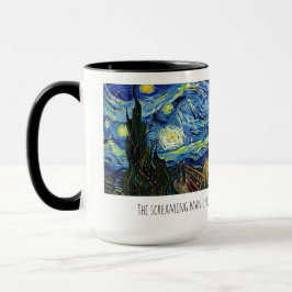 Caneca de café do homem estrelado.