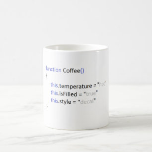 Caneca de café do Javascript