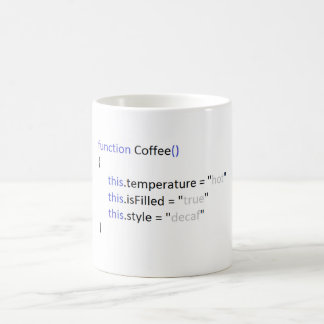 Caneca de café do Javascript