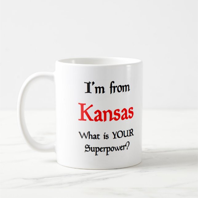 caneca de café do kansas (Esquerda)