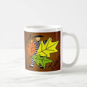 Caneca de café do ladrão da folha para Composter