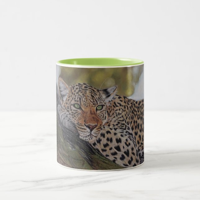 Caneca de café do leopardo (Centro)