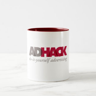 Caneca de café do logotipo de AdHack