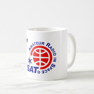 Caneca de café do logotipo de AMSAT