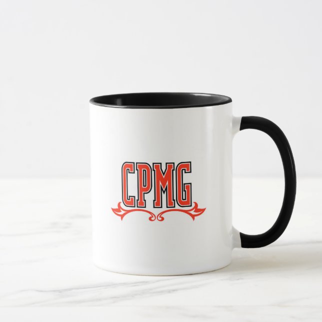 Caneca de café do logotipo de CPMG 2 (Direita)