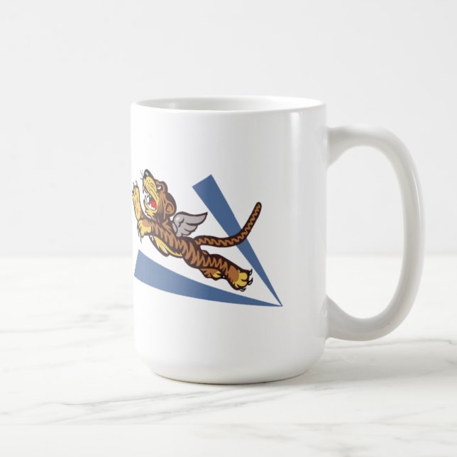 Caneca de café do logotipo de Flying Tigers (Direita)