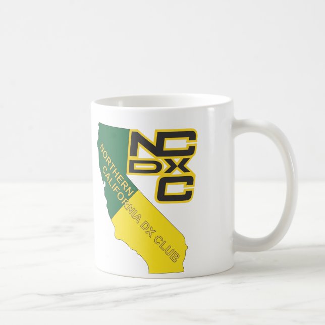 Caneca de café do logotipo de NCDXC (Direita)
