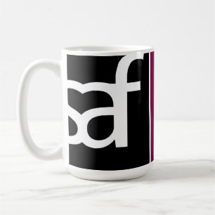 Caneca de café do logotipo do SAF