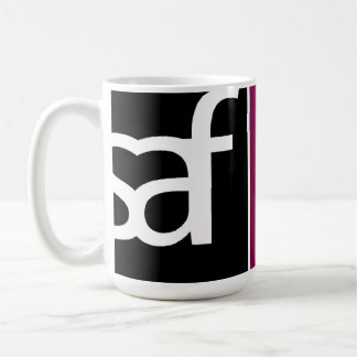 Caneca de café do logotipo do SAF