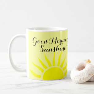 Caneca De Café Do "luz do sol amarela brilhante" Sun amarelo
