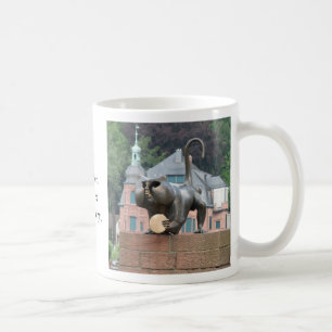 Caneca de café do macaco da ponte de Heidelberg