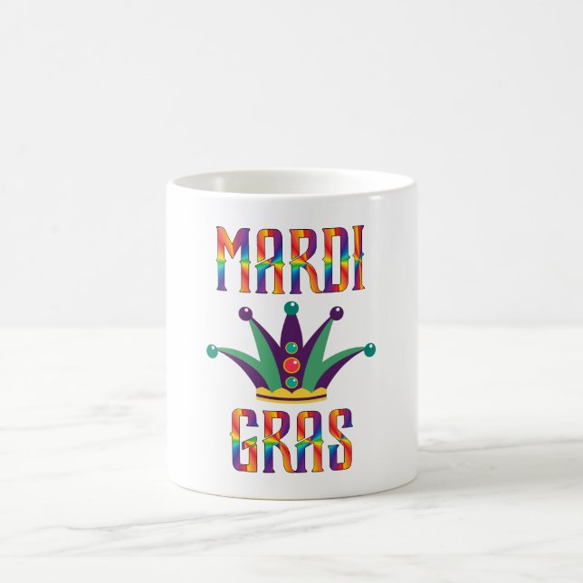 Caneca de Café do Mardi Gras (Centro)
