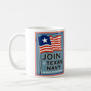 Caneca de café do marinho de Texas