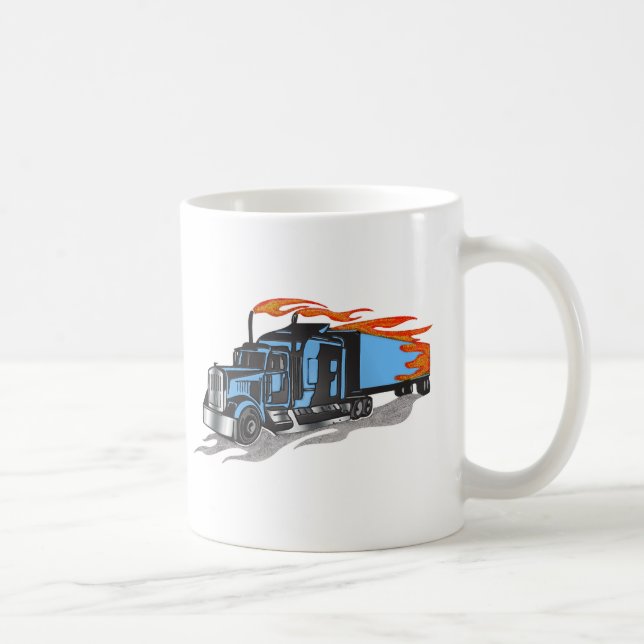 Caneca De Café Do martelo camionista para baixo (Direita)