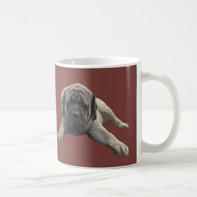 Caneca de café do Mastiff (Direita)
