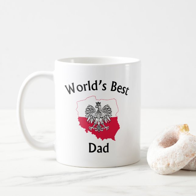 Caneca de Café do Melhor Pai do Mundo (Com Donut)