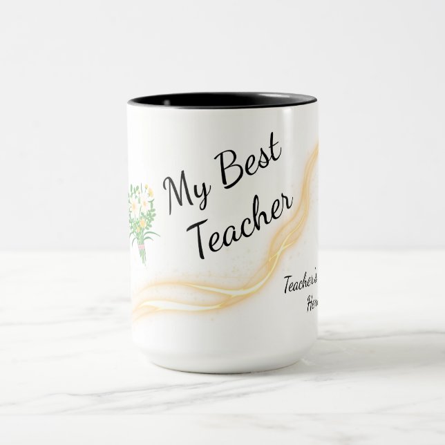 Caneca de Café do Melhor Professor (Centro)
