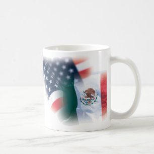Caneca de café do méxico-americano com Eagle