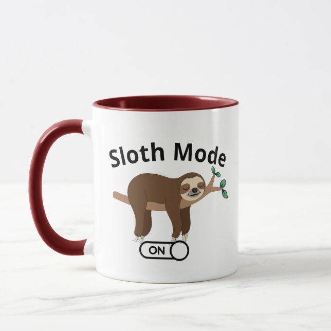 Caneca de café do Modo Leve - Animais Engraçados (Esquerda)