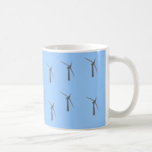 Caneca de café do moinho de vento
