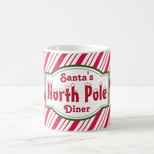 Caneca de Café do Natal do Polo Norte (Centro)