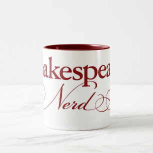 Caneca de café do nerd de Shakespeare