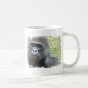 Caneca de café do olhar do gorila