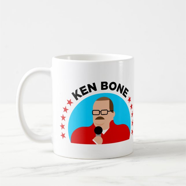 Caneca de café do osso de Ken: DE "OSSO KEN " (Esquerda)