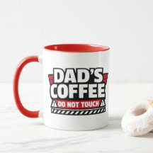 Caneca de Café do Papai Não Tocar 