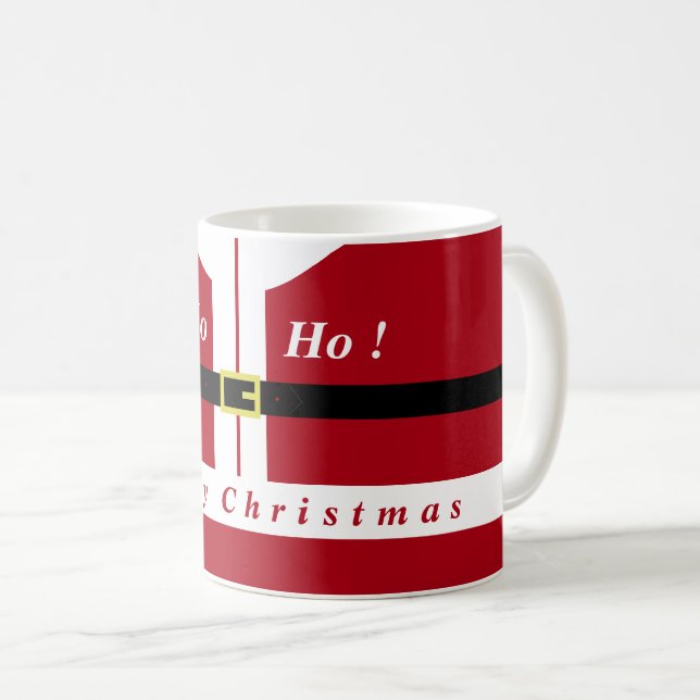 Caneca de Café do Papai Noel (Frente Esquerda)