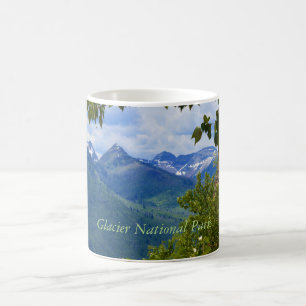 Caneca de café do parque nacional de geleira