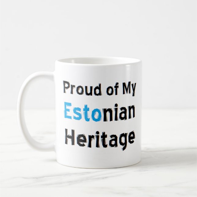 caneca de café do patrimônio estônico (Esquerda)